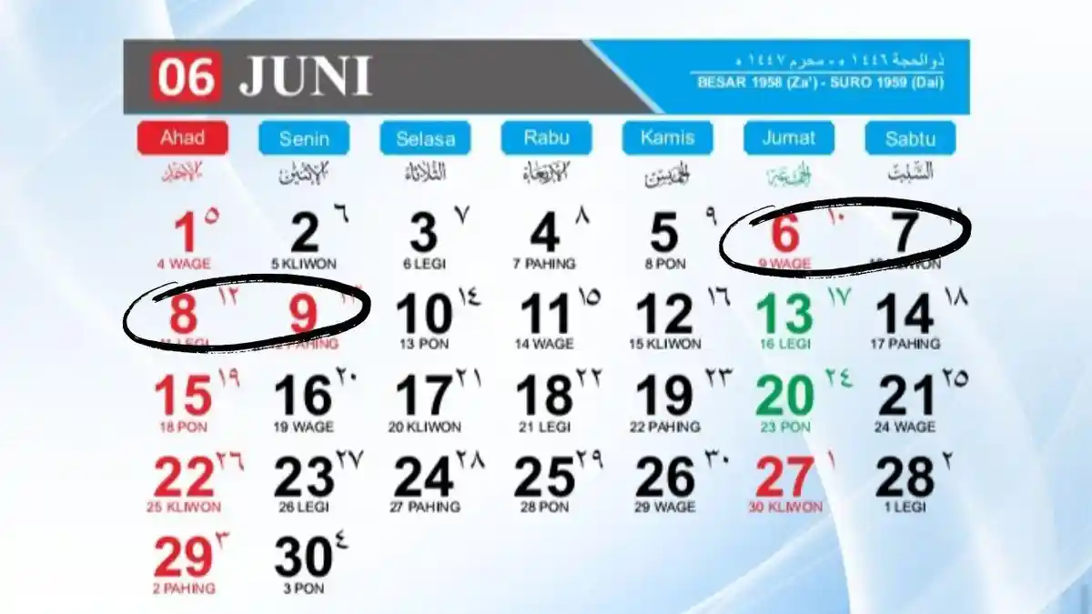 Kapan Libur Idul Adha 2025? Benarkah Ada Tambahan Libur Anak Sekolah, Cek Kalender Nasional Juni