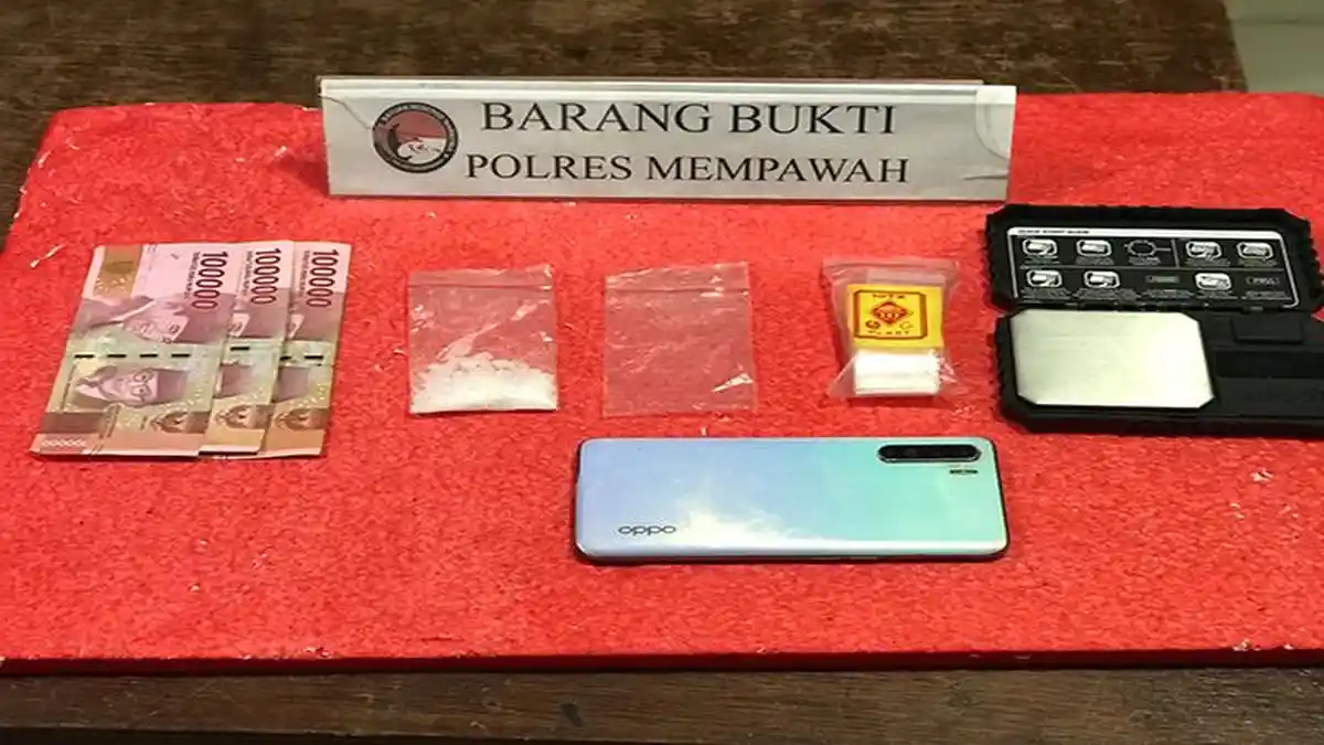 Satresnarkoba Polres Mempawah Tangkap Pengedar Narkotika, 5,62 Gram Sabu Diamankan