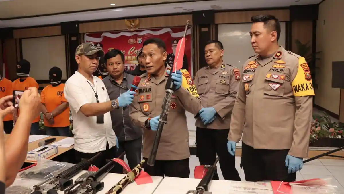 BREAKING NEWS: Polres Halmahera Utara Malut Bongkar Penyeludupan Senjata Api Ilegal Lintas Negara