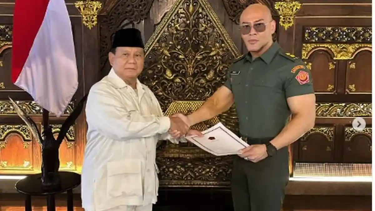 Alasan Deddy Corbuzier Dapat Pangkat Letkol Tituler TNI dari Prabowo, Ini Tugas Barunya