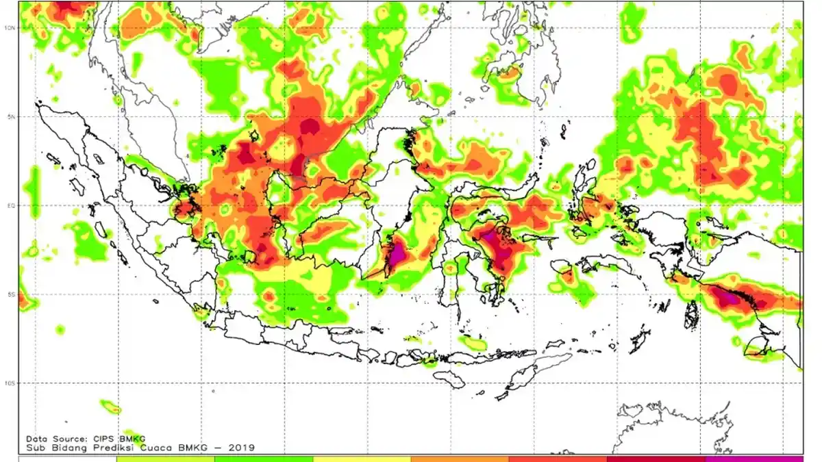 Prakiraan Cuaca Lampung Hari Ini Senin 13 Juli 2020