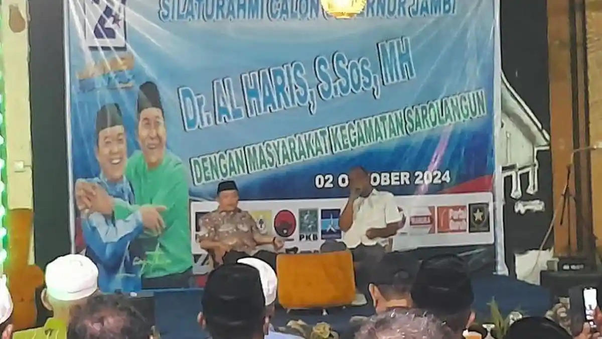 Pilgub Jambi - Al Haris Dialog Bersama Warga Sarolangun, Sampaikan Program Unggulan