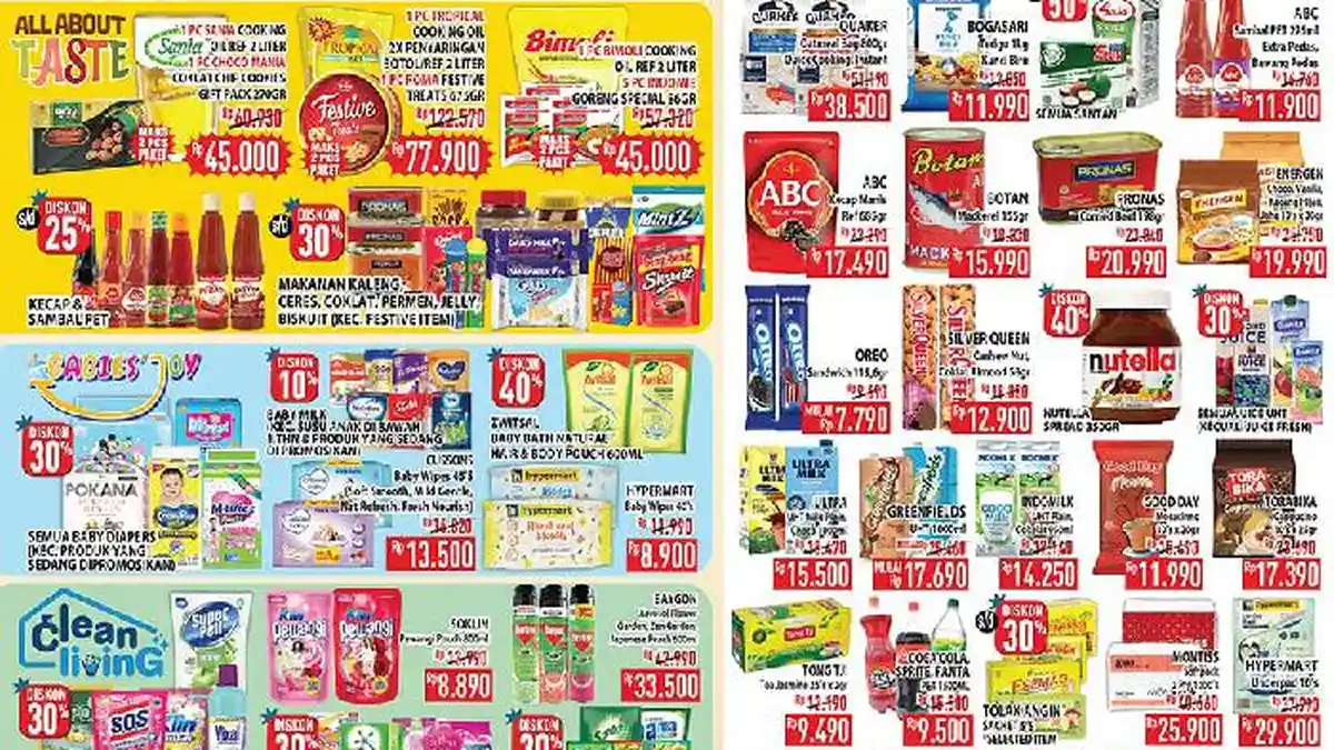 BORONG! Katalog Promo Hypermart 9-11 April 2024: SASA Santan Diskon 50 Persen, Energen Rp19.990/rtg