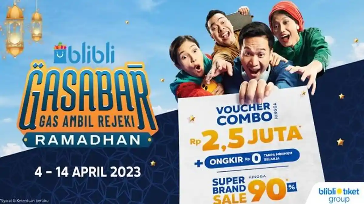 Ingin Belanja Hampers Lebaran? Manfaatkan Gasabar Ramadan Sale Diskon Sampai 90 Persen di Blibli