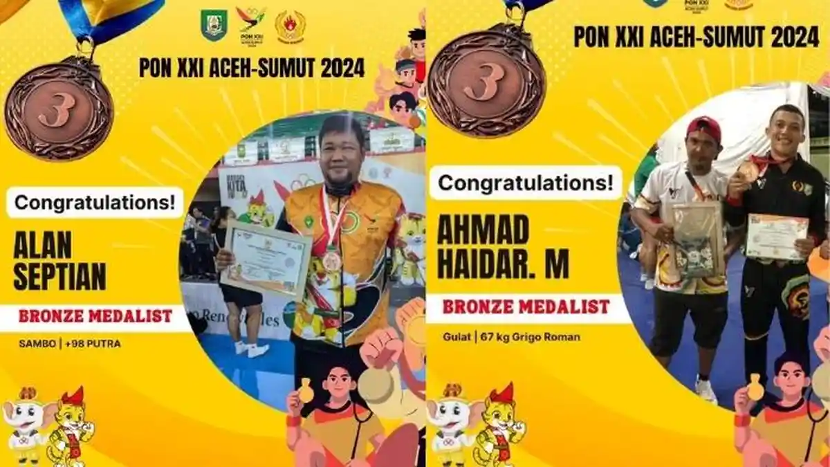 PON 2024, Bengkulu Dapat 7 Medali Perunggu, Berikut Cabor yang Menyumbang