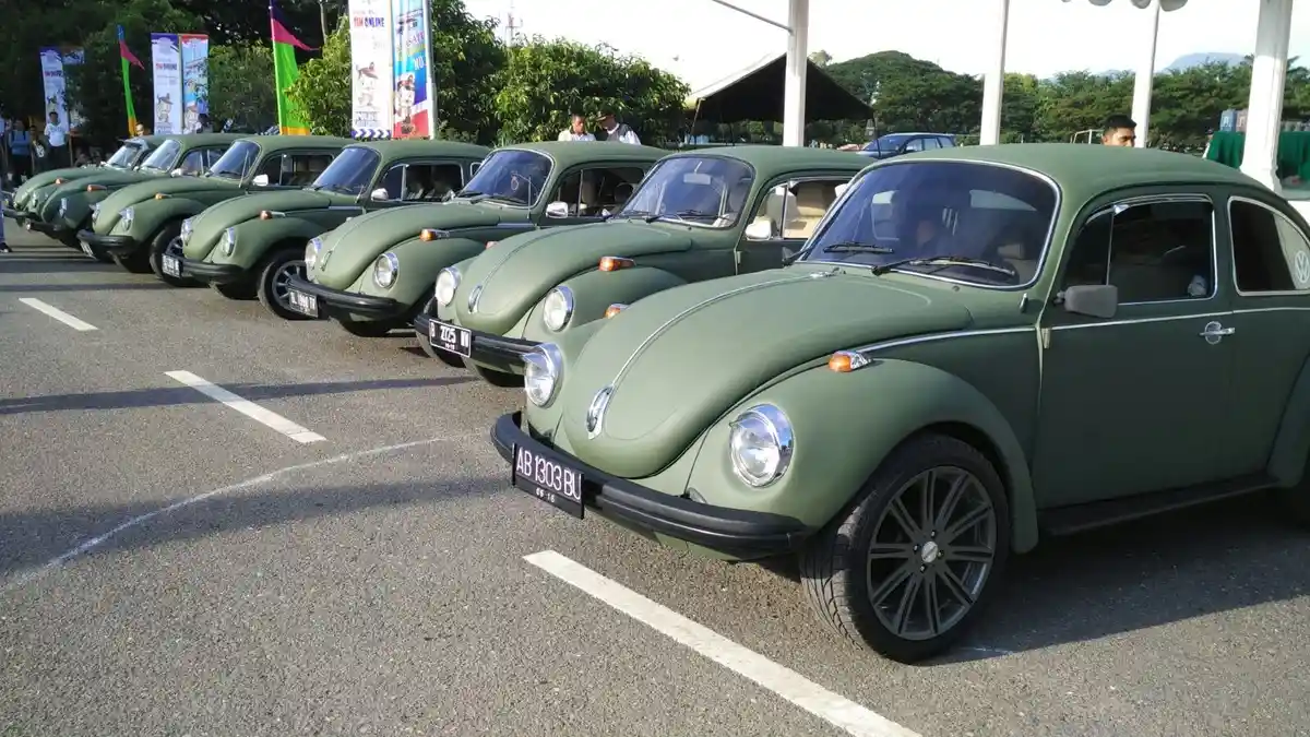 Menengok 'Kodok Hijau', VW Beetle 1303 Retrofit Kodam IM