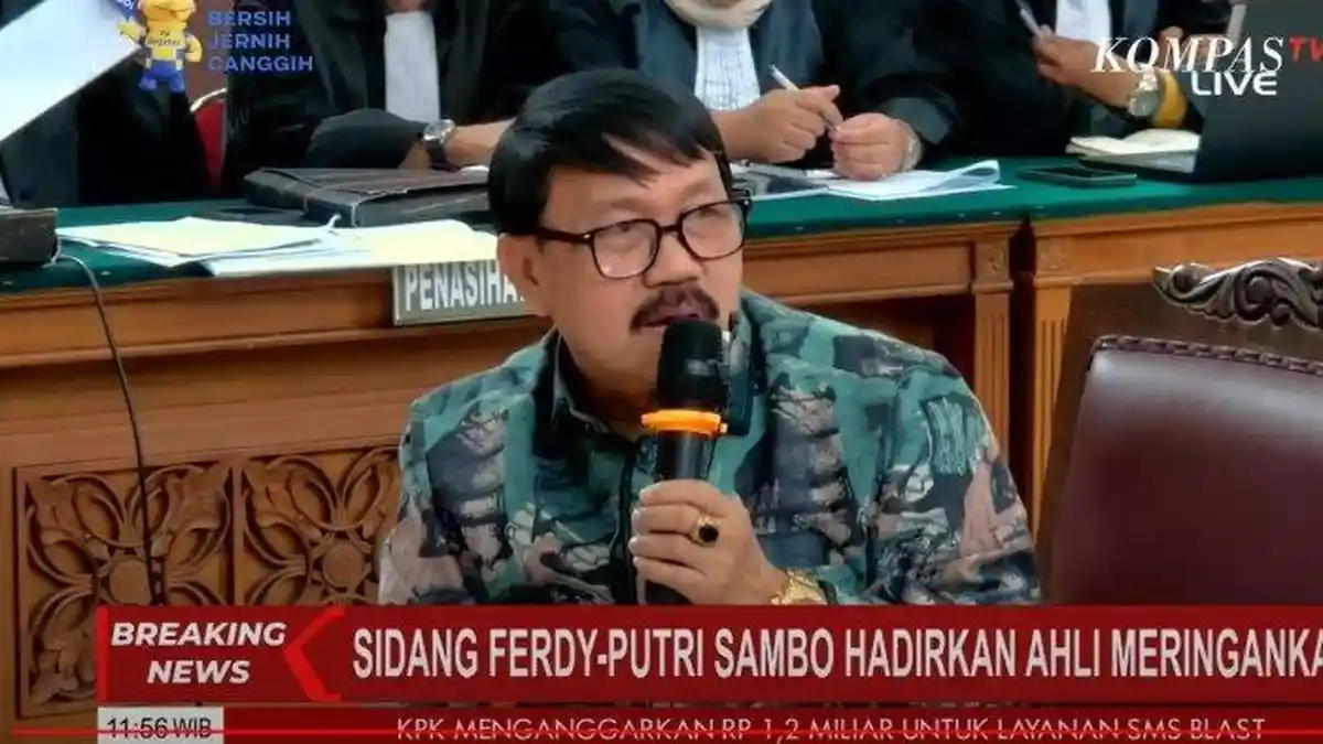Ahli Pidana Kubu Sambo Cs Kebingungan saat Ditanya Jaksa Soal Perintah 'Hajar' ke Bharada E
