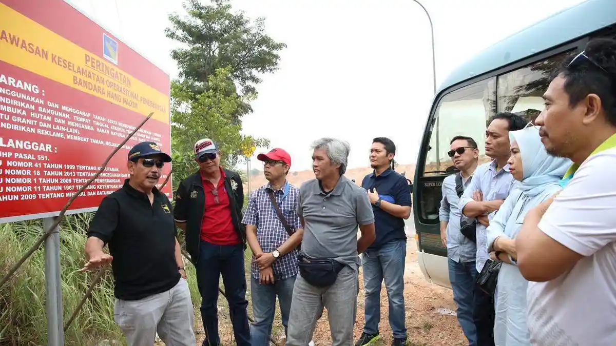 Tinjau Lahan dan Aset, Kepala BP Batam Perintahkan Pasang Plang Ancaman Pidana Bagi Pelanggar