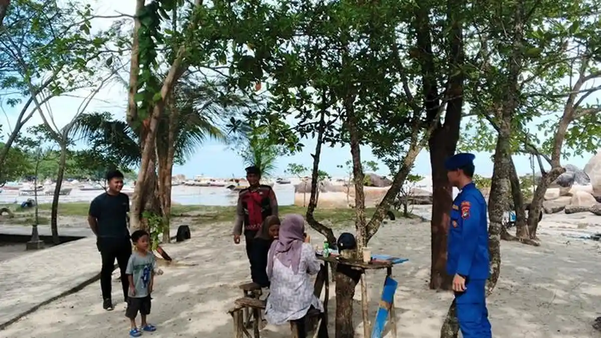 Polres Bangka Selatan Siagakan 128 Personel di Objek Wisata