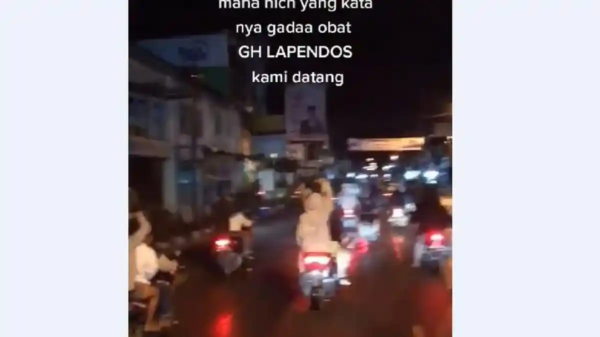 GENG Motor Beraksi di Lubuk Pakam, Videokan Aksinya Bawa Senjata Tajam, Satu Remaja Jadi Korban
