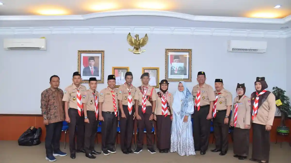 Sekda Batanghari Lepas Keberangkatan Peserta Jambore Dunia di Korea Selatan