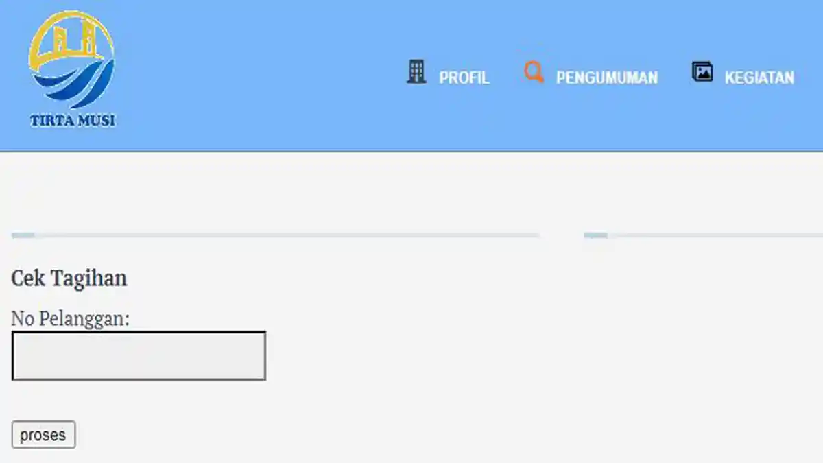 Cara Mudah Cek Tagihan PDAM Palembang, Pakai ATM Hingga Online Melalui Website tirtamusi.com