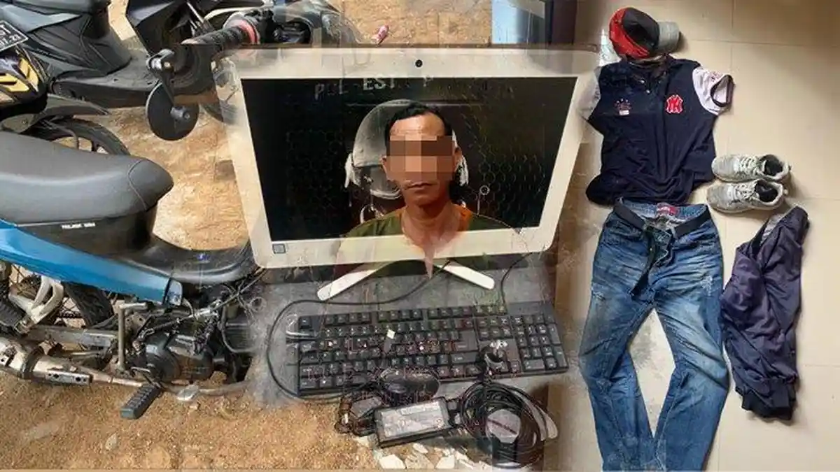 Oknum ASN di Pontianak Diringkus Polisi Gegara Mencuri, Aksinya Terekam CCTV