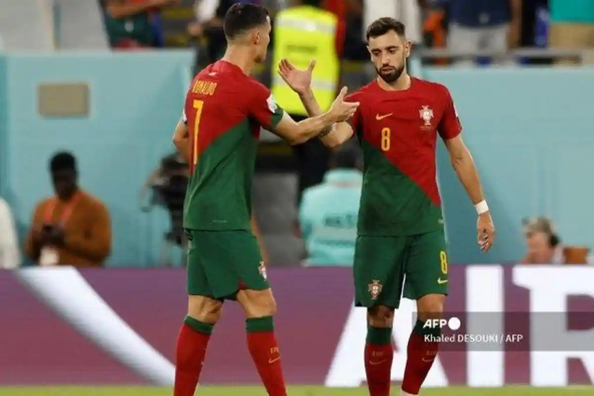 Hasil Portugal Vs Uruguay di Piala Dunia 2022: Menang 2-0, Berikut Fakta Menarik Bruno Fernandes
