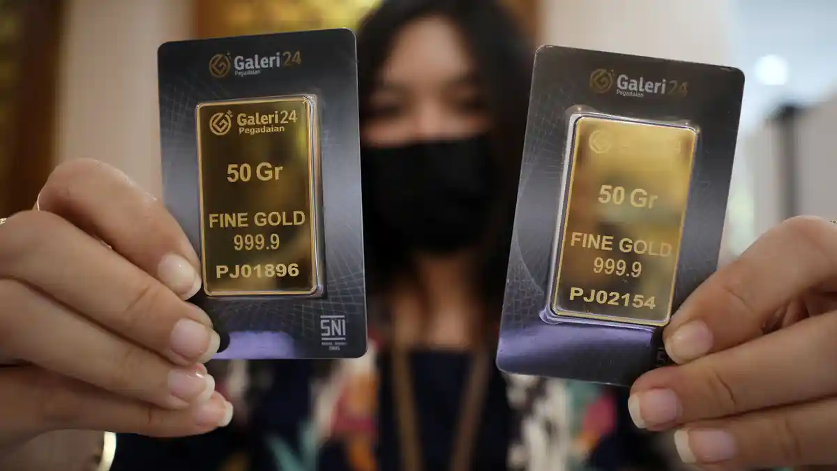 Selasa 2 Mei 2023: Turun Tipis, Harga Emas Batangan Antam di Level Rp1.053.000 per Gram