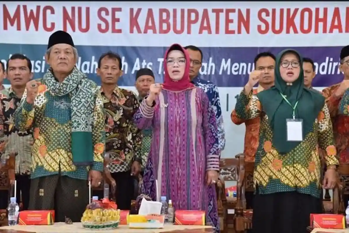 Hadiri Pelantikan MWC NU, Bupati Sukoharjo Minta Pengurus Susun Langkah Strategis