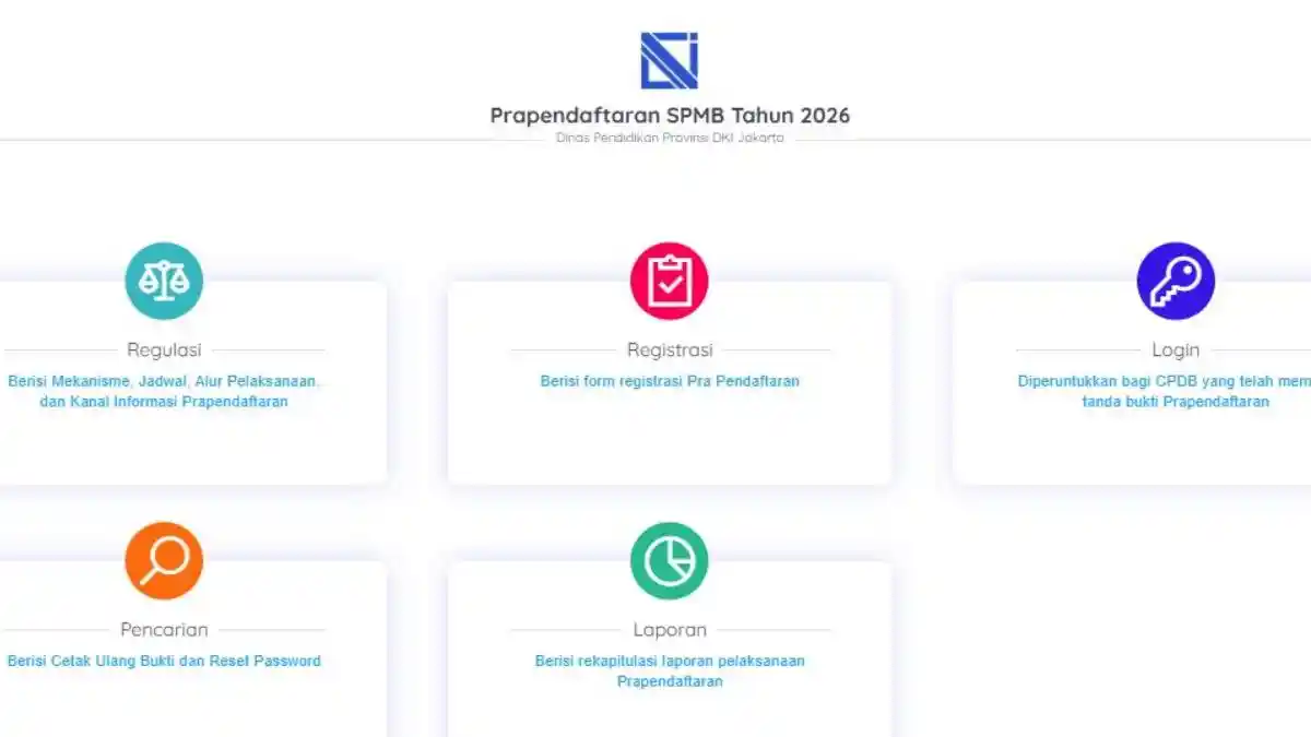Dibuka Besok, Ini Tata Cara Pra Pendaftaran SPMB SMP dan SMA DKI Jakarta 2026 
