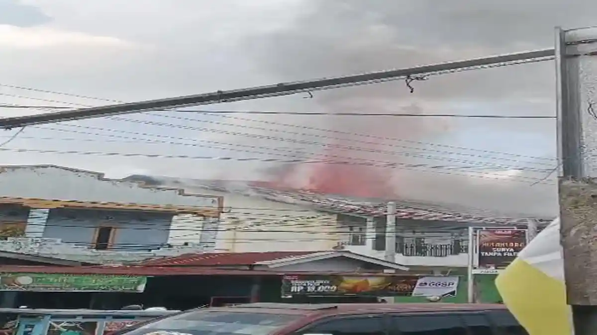 Breaking News : Gudang Logistik Pemilu 2024 di Lubuklinggau Terbakar 