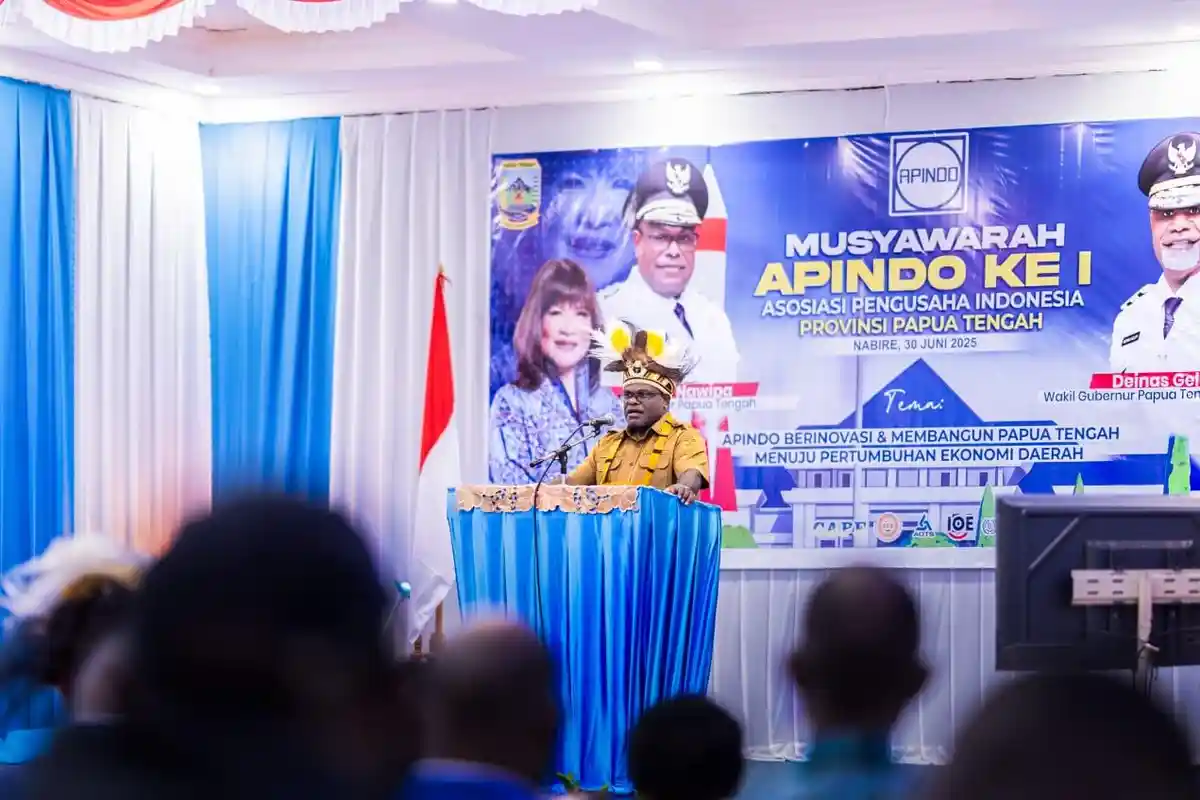 Musprov Apindo Papua Tengah Digelar di Nabire, Gubernur Meki Nawipa Tekankan Hal Ini