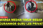 Sepeda Motor Guru Les Privat Hilang Saat Ngajar di Medan Timur