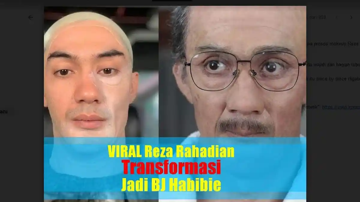 VIDEO: VIRAL Reza Rahadian Transformasi Jadi Eyang Habibie