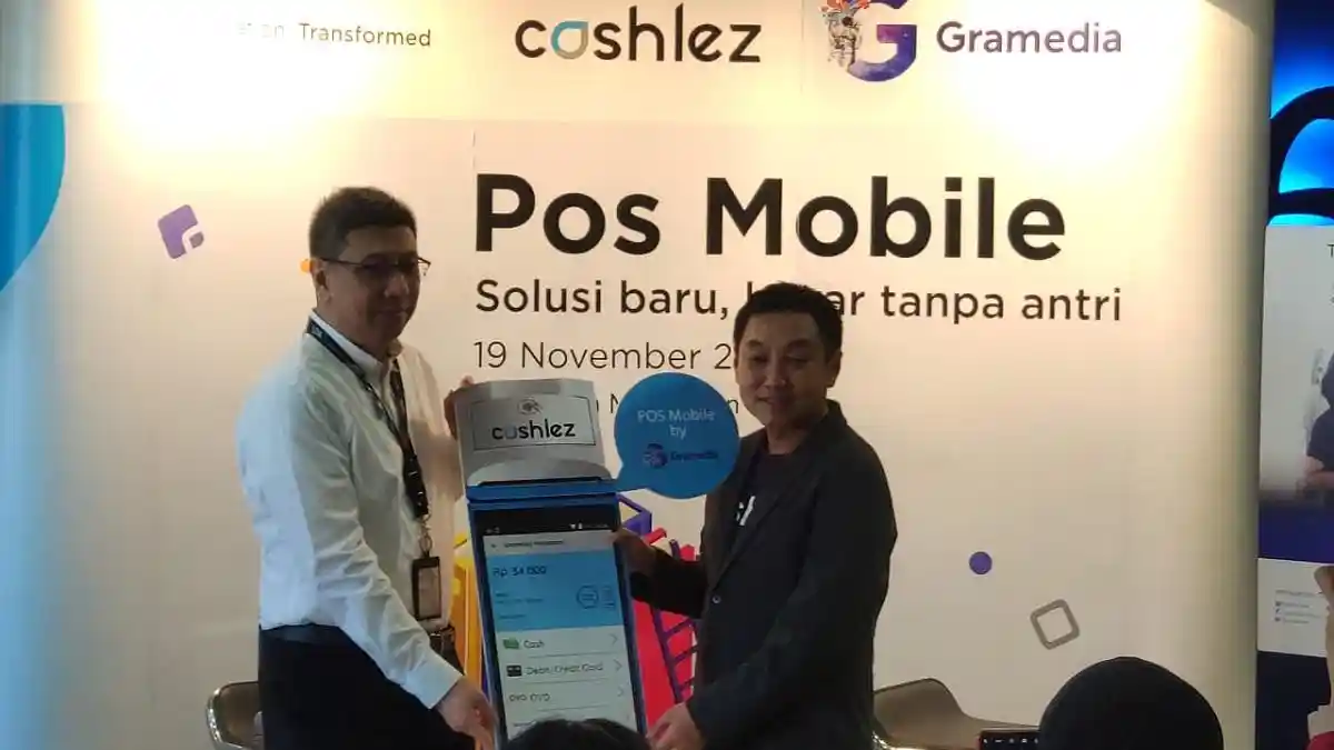 Gramedia Gandeng Cashlez Luncurkan Layanan Pembayaran POS Mobile