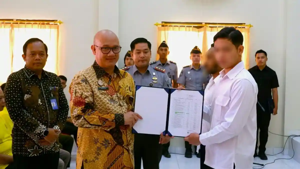 Puluhan WBP Lapas Kelas IIA Yogyakarta Terima Remisi pada Momen Natal 2023