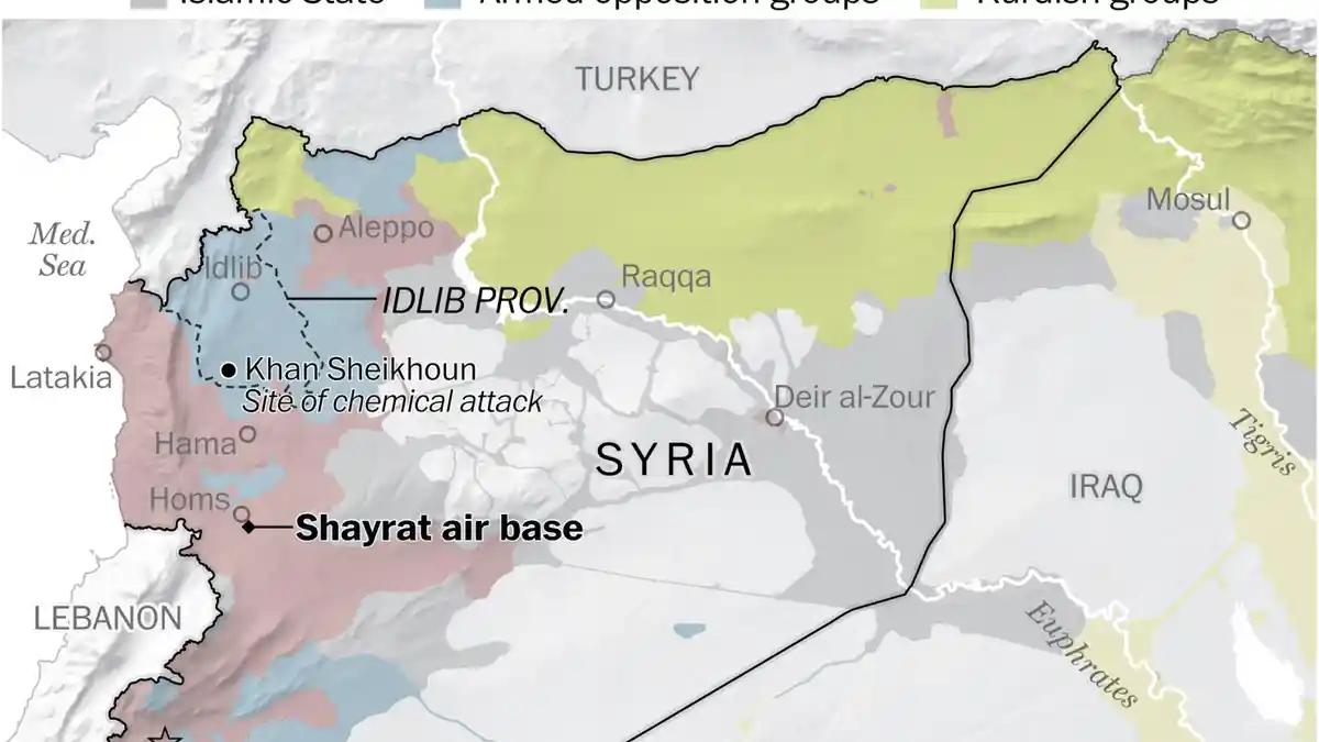 Serangan 59 Rudal Tomahawk AS Jadi Yang Pertama ke Pemerintah Bashar al-Assad