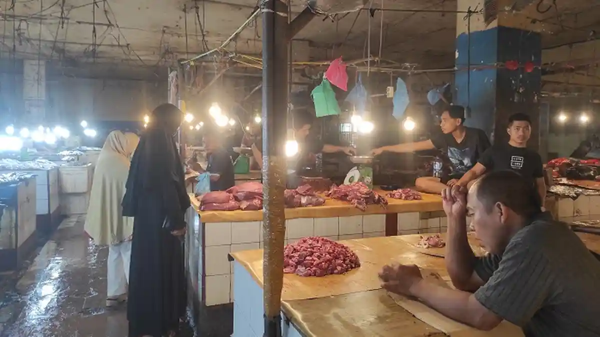 Daftar Harga Daging Jelang Ramadhan 2022 di Pasar Tradisional Kendari Sulawesi Tenggara