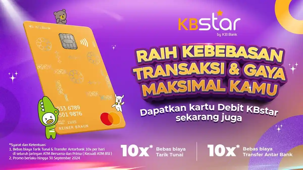 KB Bank Luncurkan Kartu Debit KBstar, Bertransaksi Makin Mudah dan Fleksibel!