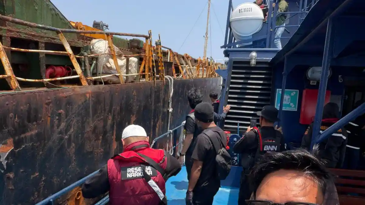 Timeline Dua Kapal Diburu Tim Gabungan di Kepri, 800 Kg Ketamin ...