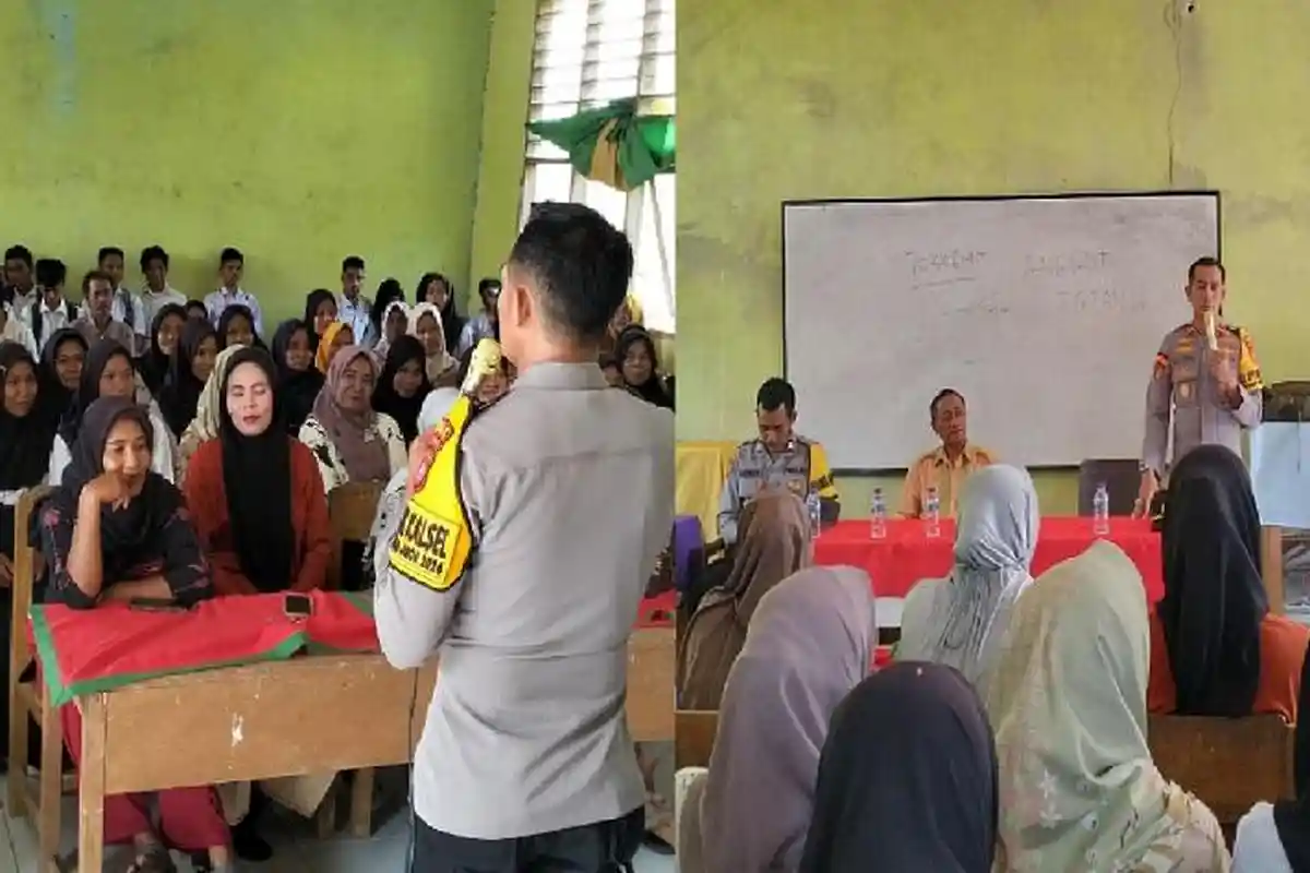 Polsek Kaledupa Selatan Ingatkan Siswa soal Bahaya Kenakalan Remaja Jelang Pilkada Wakatobi 2024