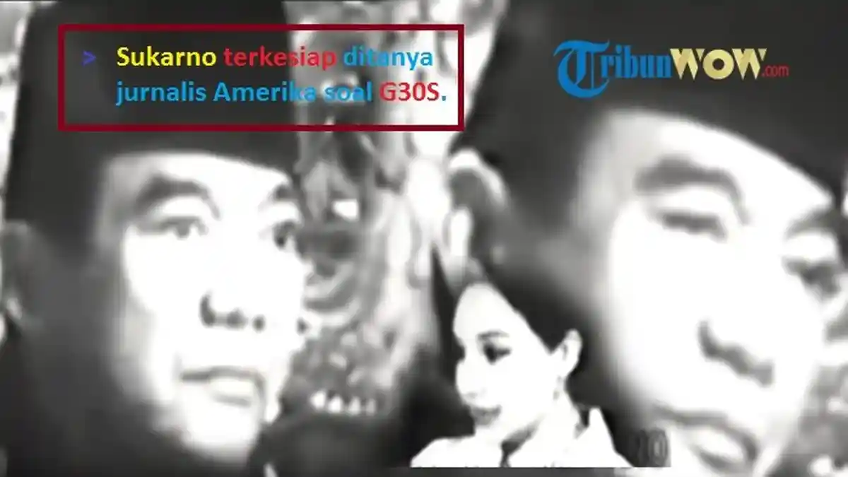 Beginilah Detik-detik Soekarno 'Terkesiap' Ditanya Jurnalis Amerika soal Kudeta 30 September