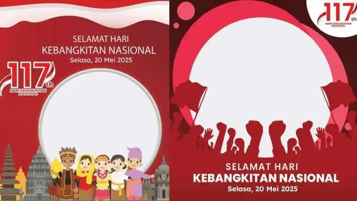 20 Link dan Cara Membuat Twibbon Hari Hari Kebangkitan Nasional 20 Mei 2025 Gratis