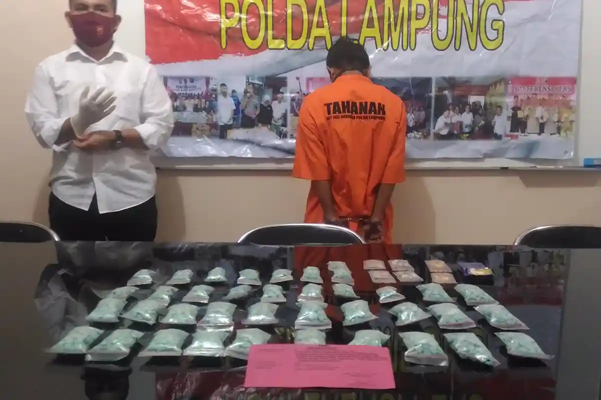 3 Ribu Pil Ekstasi yang Diamankan Diduga Milik Narapidana di Lapas Lampung