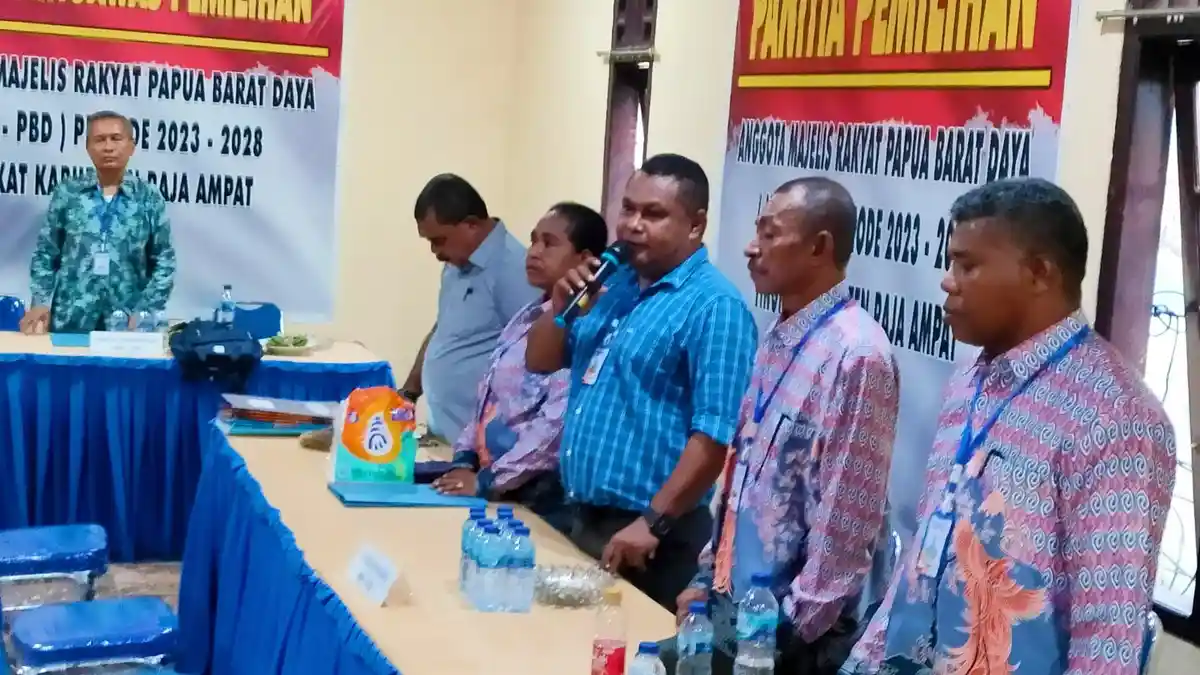 Inilah Daftar 10 Nama Calon Anggota MRPBD Wilayah Raja Ampat yang Ditetapkan Pansel Hari Ini