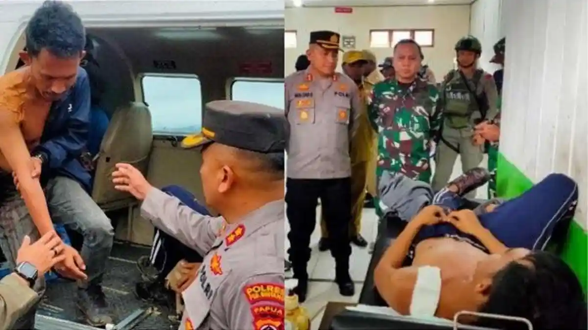 Usai Dievakuasi TNI-Polri, 4 Pekerja yang Dikabarkan Disandera KKB Papua Langsung Dibawa ke RS