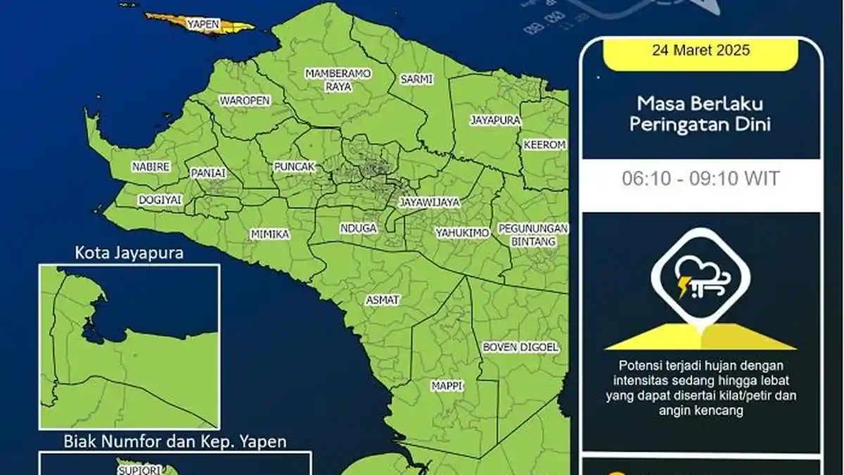 Hujan Lebat dan Angin Kencang Berpotensi Melanda Wilayah Ini, Cek Infonya