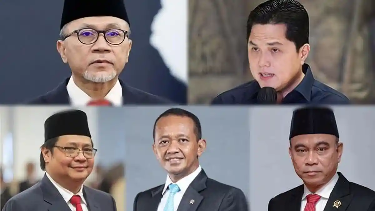 Profil 5 Menteri Jokowi yang Secara Terbuka Mendukung Prabowo-Gibran di Pilpres, Ada Kader PDIP