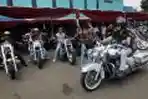 Jokowi Ahok Dikawal Komunitas Motor Ber CC Besar
