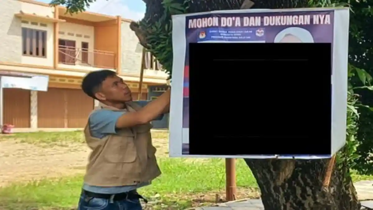 Masa Tenang Kampanye Masih Ada APK Terpampang, Bawaslu Muratara: Sudah Diimbau, Kami Akan Turunkan