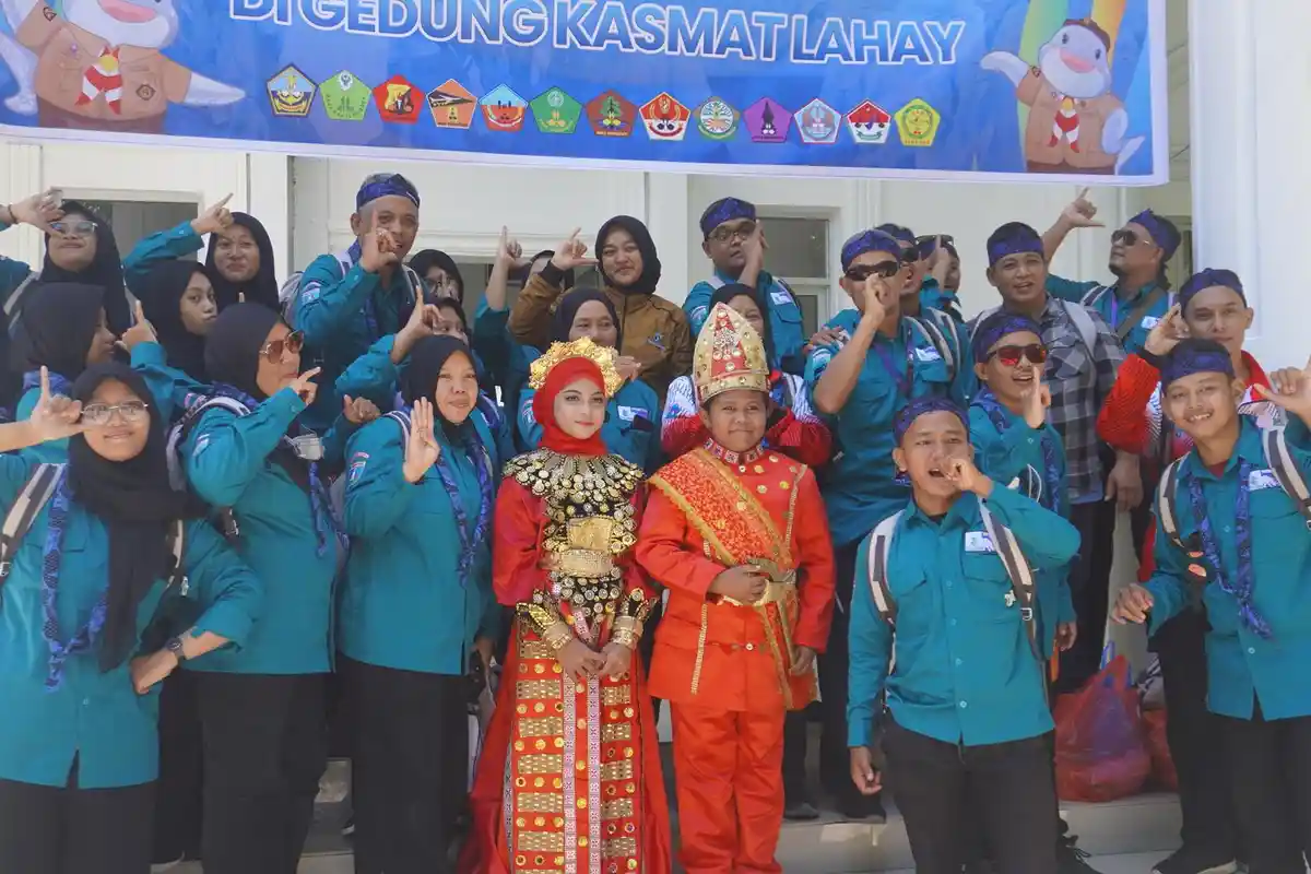 Kontingen Banten Perkenalkan Saka Patriot di Peran Saka Nasional Gorontalo