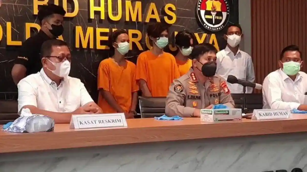 Polisi Tangkap 4 Pemuda yang Keroyok Hingga Tewas Remaja saat Cari Kucing