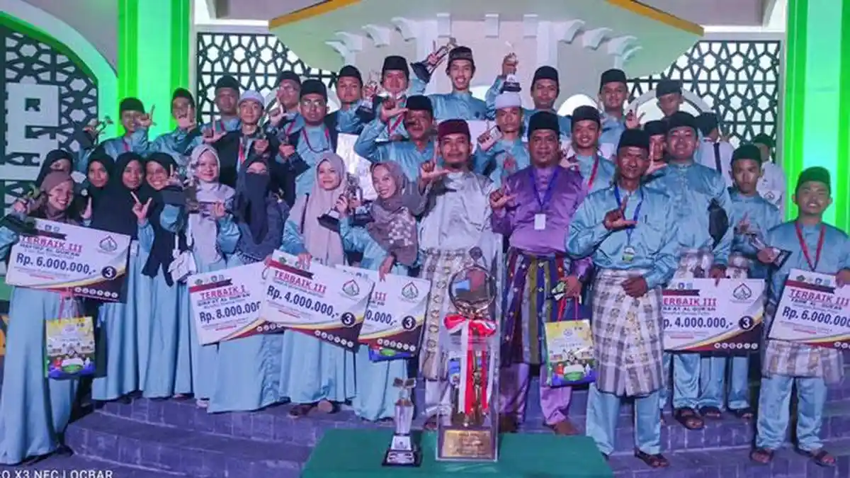 Kafilah Lingga Peringkat Empat Hasil MTQ Kepri 2022 di Anambas