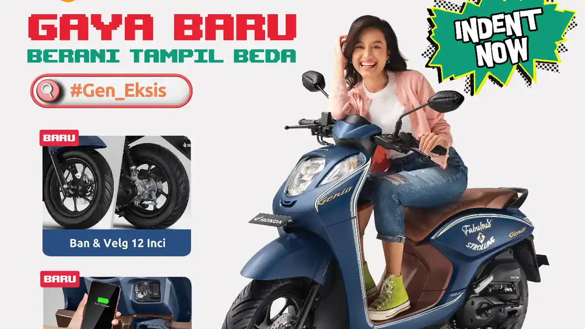 New Honda Genio Sudah Bisa Indent, Tanda Jadi Cukup Rp 500 Ribu