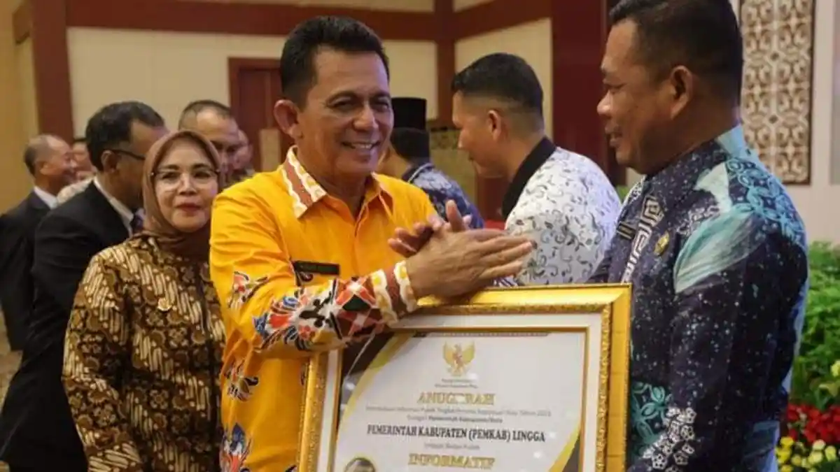 Pemkab Lingga Raih Predikat Informatif Penganugerahan KIP Tahun 2023
