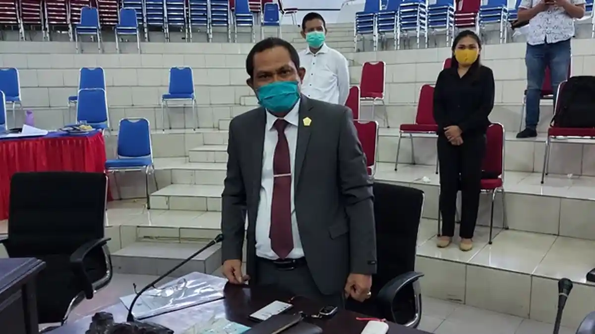 Nabsar Badoa, Anggota Banggar DPRD Bitung Sorot Penggunaan Anggaran Panangganan Covid-19