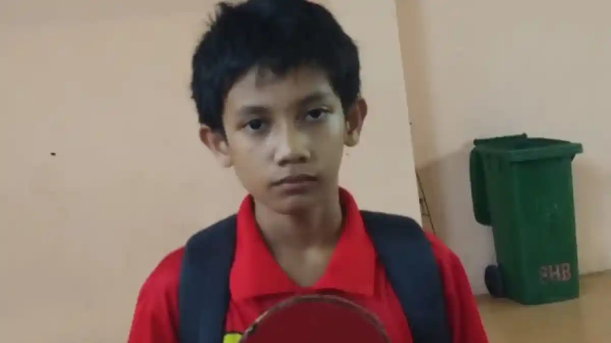 Sultan Iskandar Jagoan Cilik Tenis Meja Asal Aceh Singkil