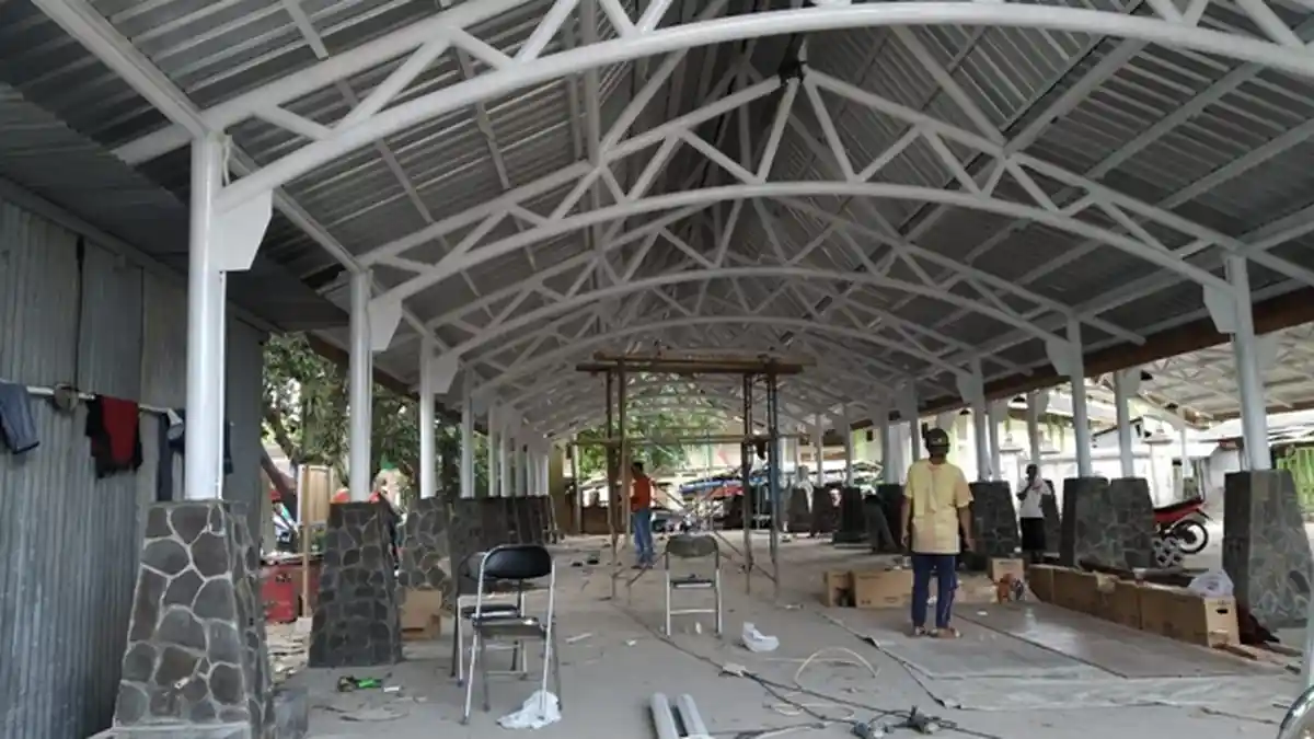 PKL Terdaftar Lapangan Denggung Akan Direlokasi ke Selatan Pasar Beran Sleman