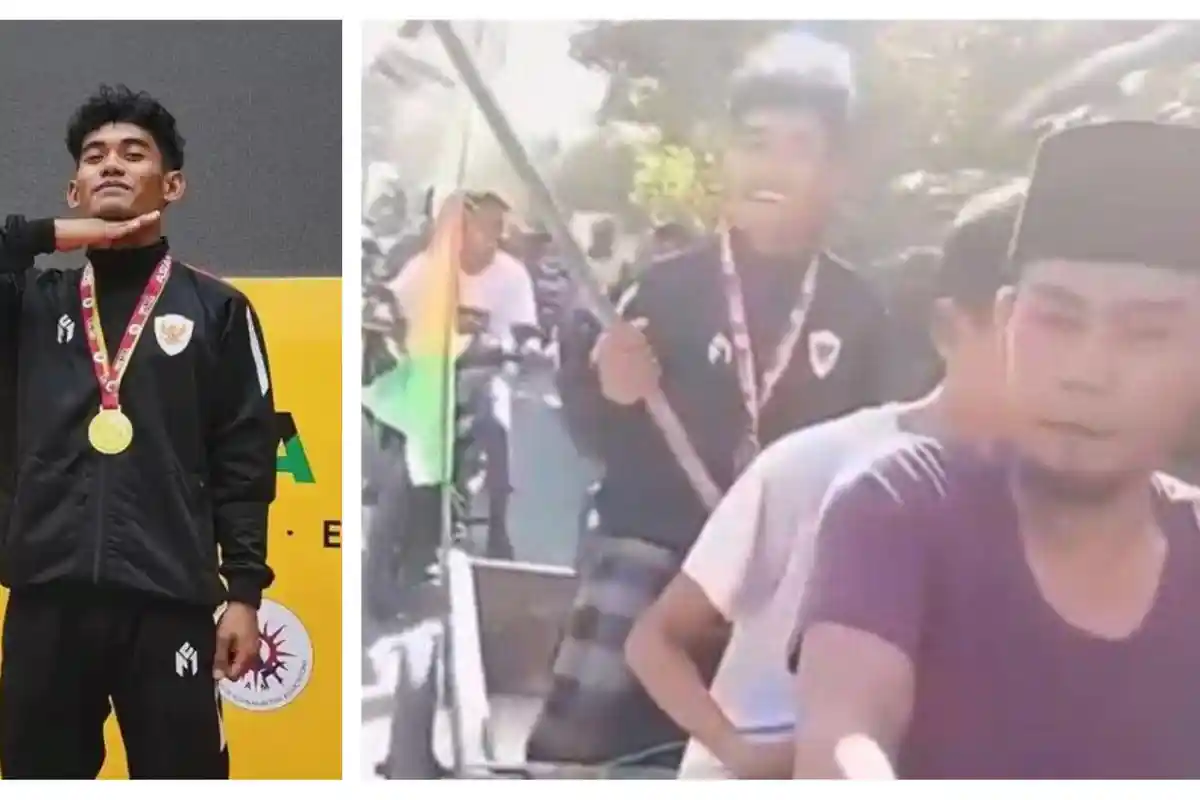 Atlet Muaythai Peraih Emas Diarak Naik Gerobak, Netizen Singgung Jam Rolex Timnas hingga Open Donasi